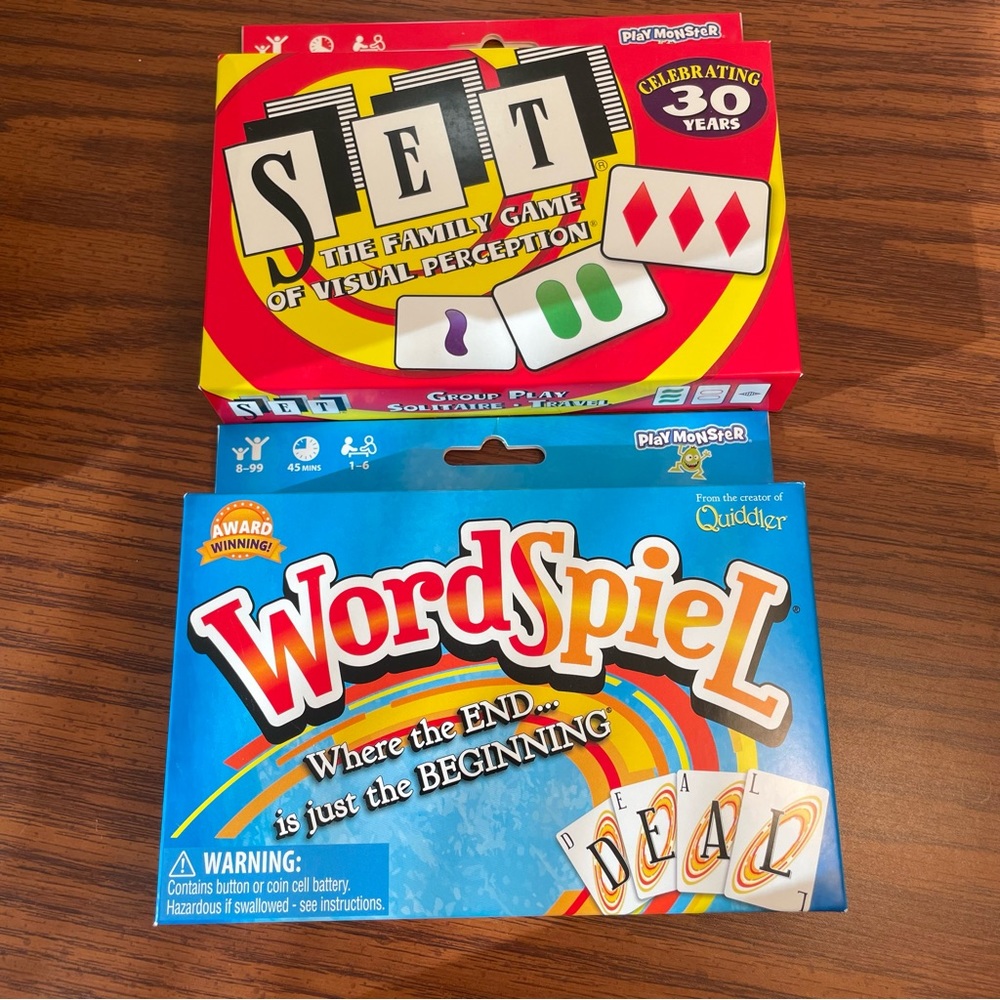 Set and Word SpieL Card Games